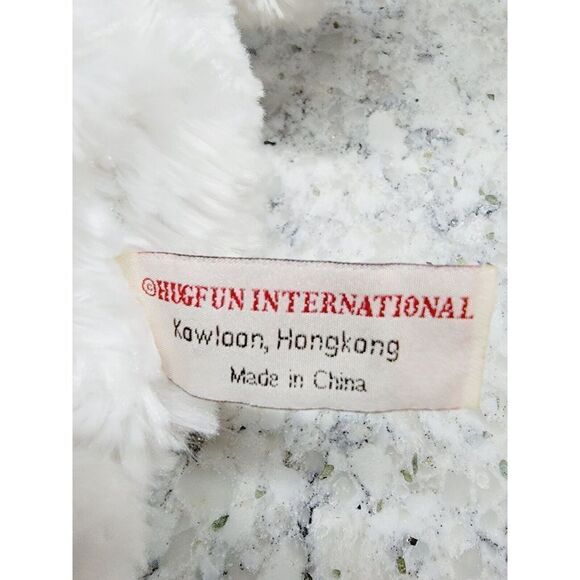 Hugfun International‎ White Snowflake Teddy Bear 17" Plush Blue Hat Scarf Toy - Picture 7 of 10